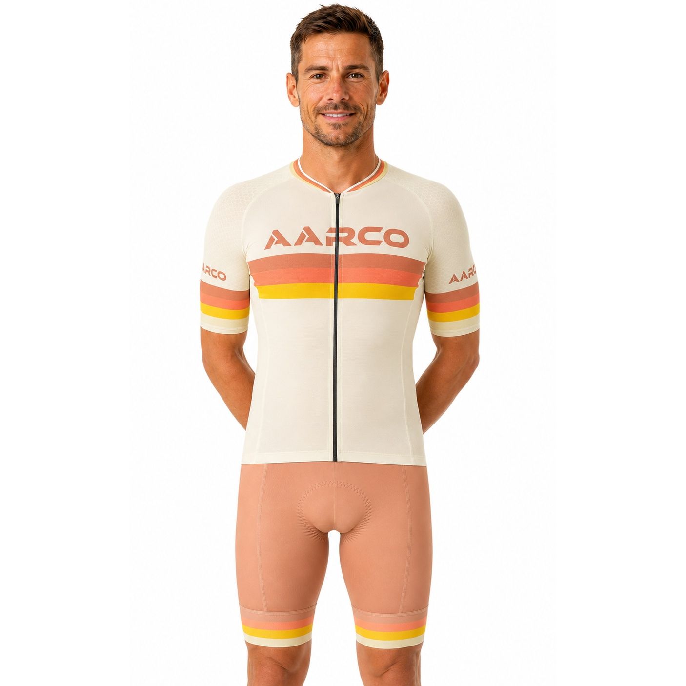 ENSEMBME "Maillot & Cuissard" Collection Beige Chocolat